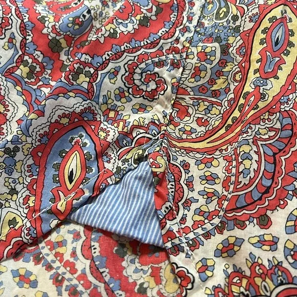 Talbots Paisley Button Down Shirt - Picture 8 of 9